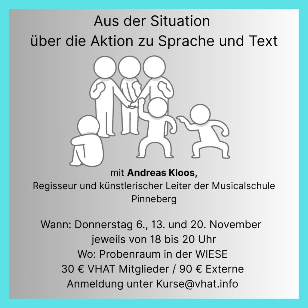 Aus der Situation über die Aktion zu Sprache und Text